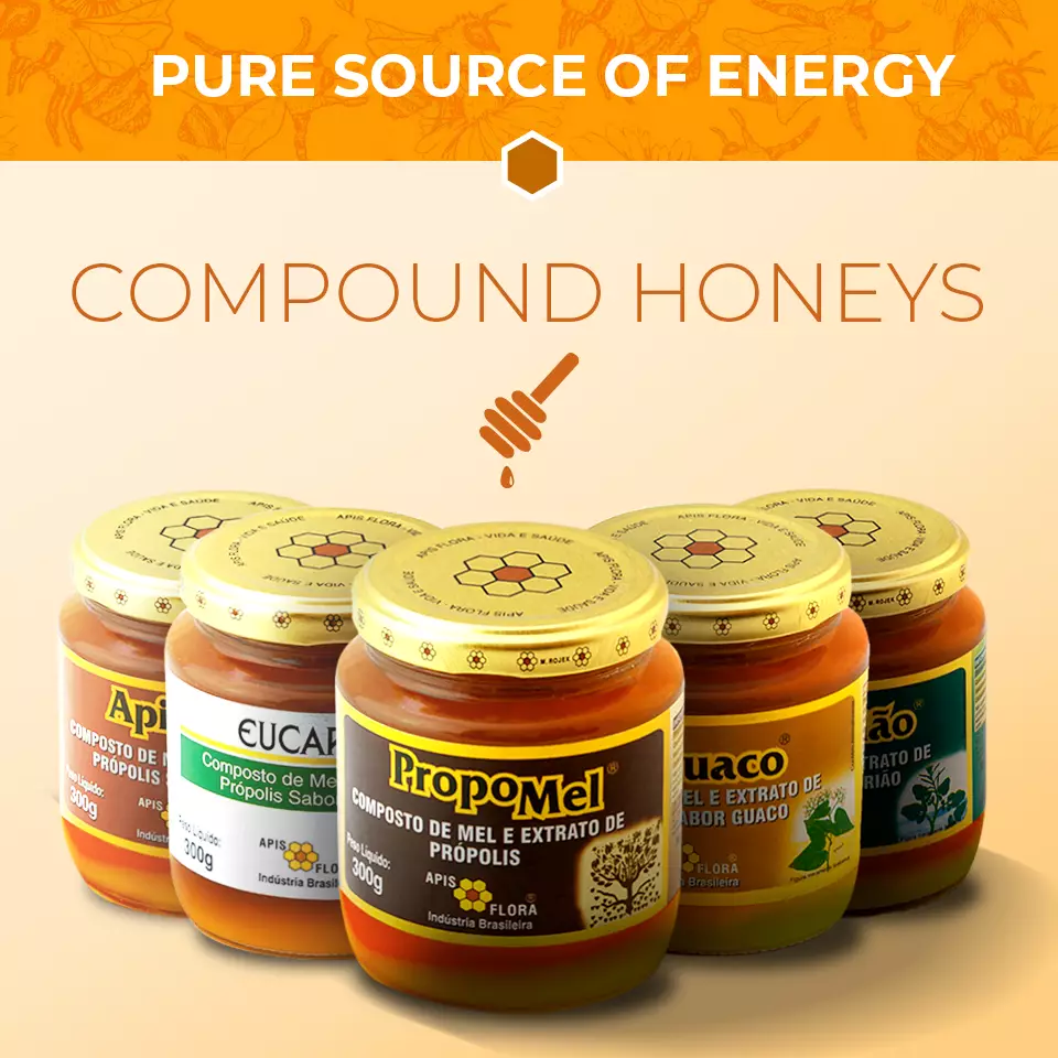 Linha de Méis Compostos