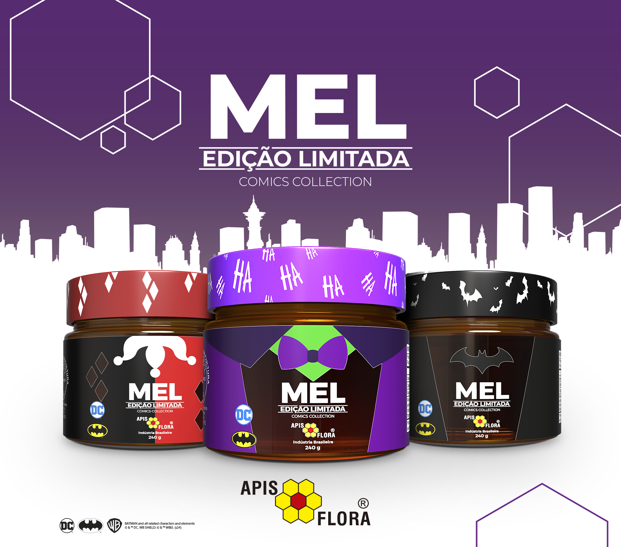 Mel Edição Limitada Comics Collection - Coringa - Apis Flora