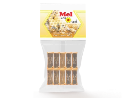 Mel Puro Apis Flora Sachês – Cartela 40 g
