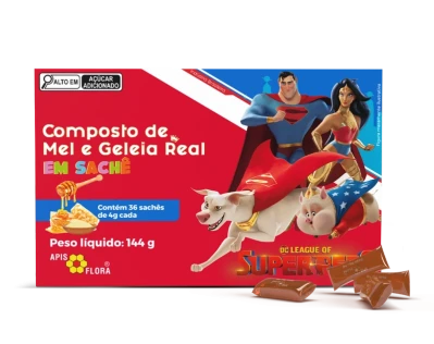 Mel com Geleia Real em Sachê 144 g